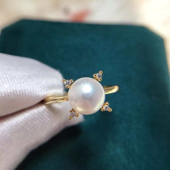 Authentic Freshwater Pearl Ring (Adjustable Ring) - Picture 2 of 4